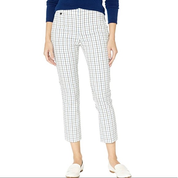 NWT Ralph Lauren Tattersall Ankle Pant - Picture 2 of 5